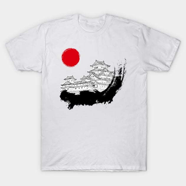 Japanese Palace T-Shirt by juyodesign